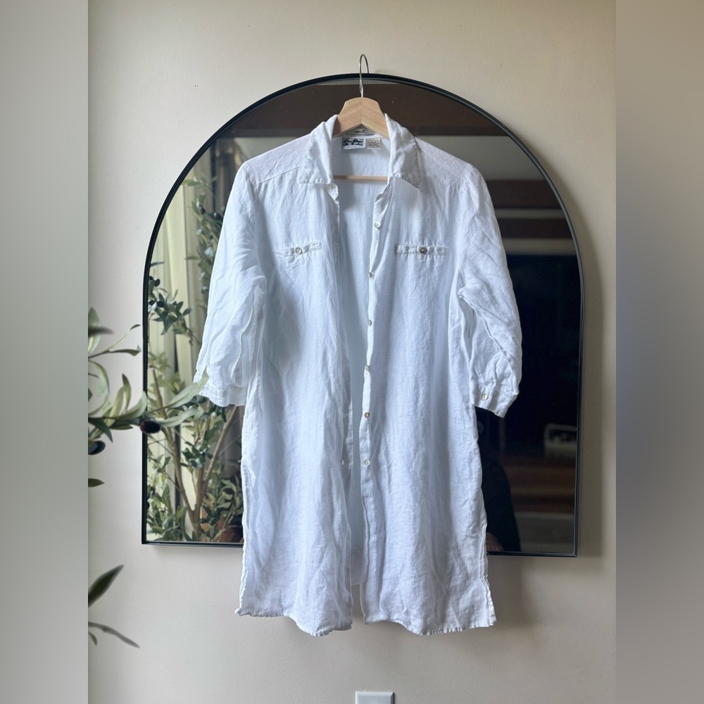 VTG | Edward Irish linen top | size small - Picture 5 of 6